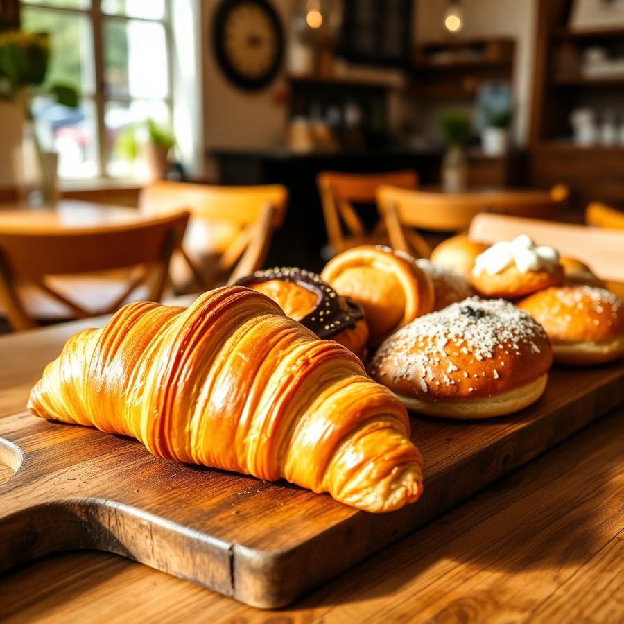Fresh-baked pastries